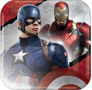 Captain America Civil War - Party Plates