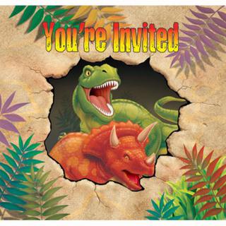 Dino Blast Party Invitations
