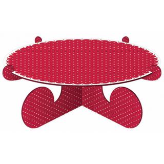 Cake Stand - Red Dot