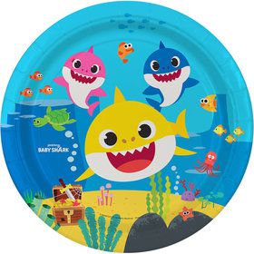 Baby Shark Dinner Plate - 8 Pack