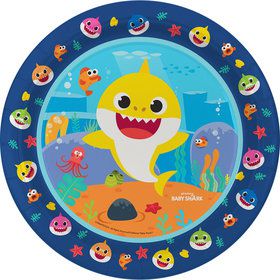 Baby Shark Lunch Plate - 8 Pack