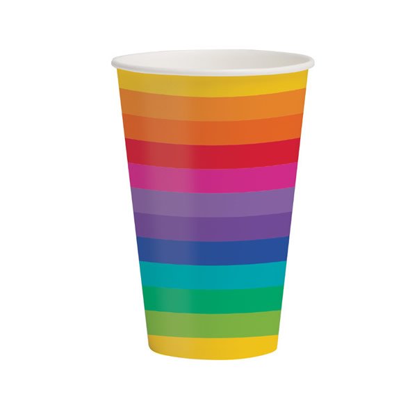 Rainbow Cups - 8 Pack