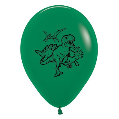 Dinosaur Latex Balloons - 6 Pack