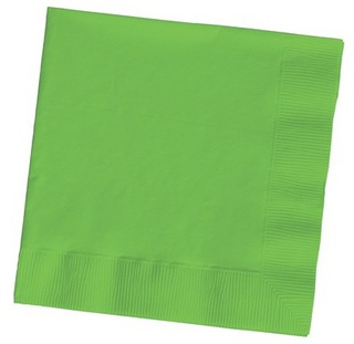 Lime Green Lunch Napkins - 20 Pack