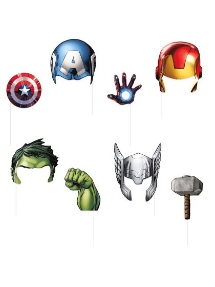 Avengers Photo Booth Props
