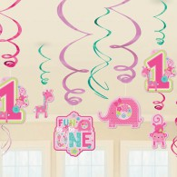 Fun to Be One Hanging Decorations - Pink