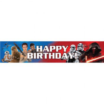Star Wars Ep 7 Birthday Banner
