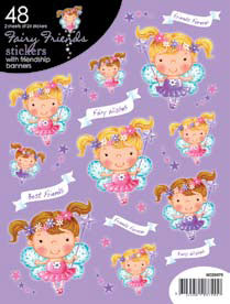 Fairy Friends Monster Stickers
