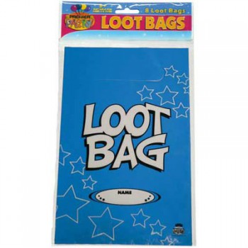 Loot Bags - Blue 8pk