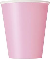 Pastel Pink Party Cups