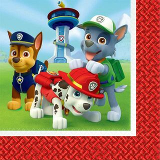 Paw Patrol Lunch Napkins - 16 Pack