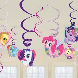 My Little Pony Friendship Hanging Swirls