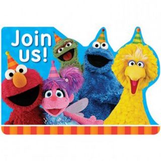 Sesame Street Party Invites