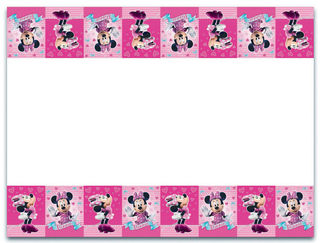 Minnie Mouse Plastic Table Cover