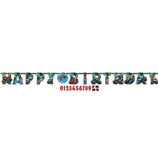 Blaze & the Monster Machines Add an Age Birthday Banner