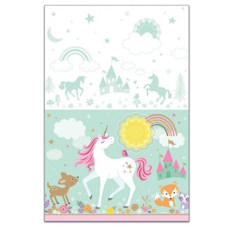 Magical Unicorn Plastic Table Cover