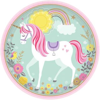 Magical Unicorn Dinner Plate - 8 Plate