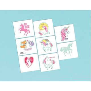 Magical Unicorn Tattoo - 8 Pack