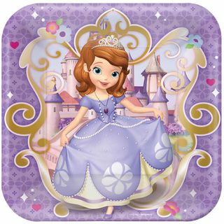 Sofia the First Dinner Plates - 8 Pack