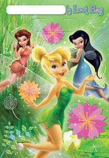 Tinker Bell Loot Bags - 8 Pack