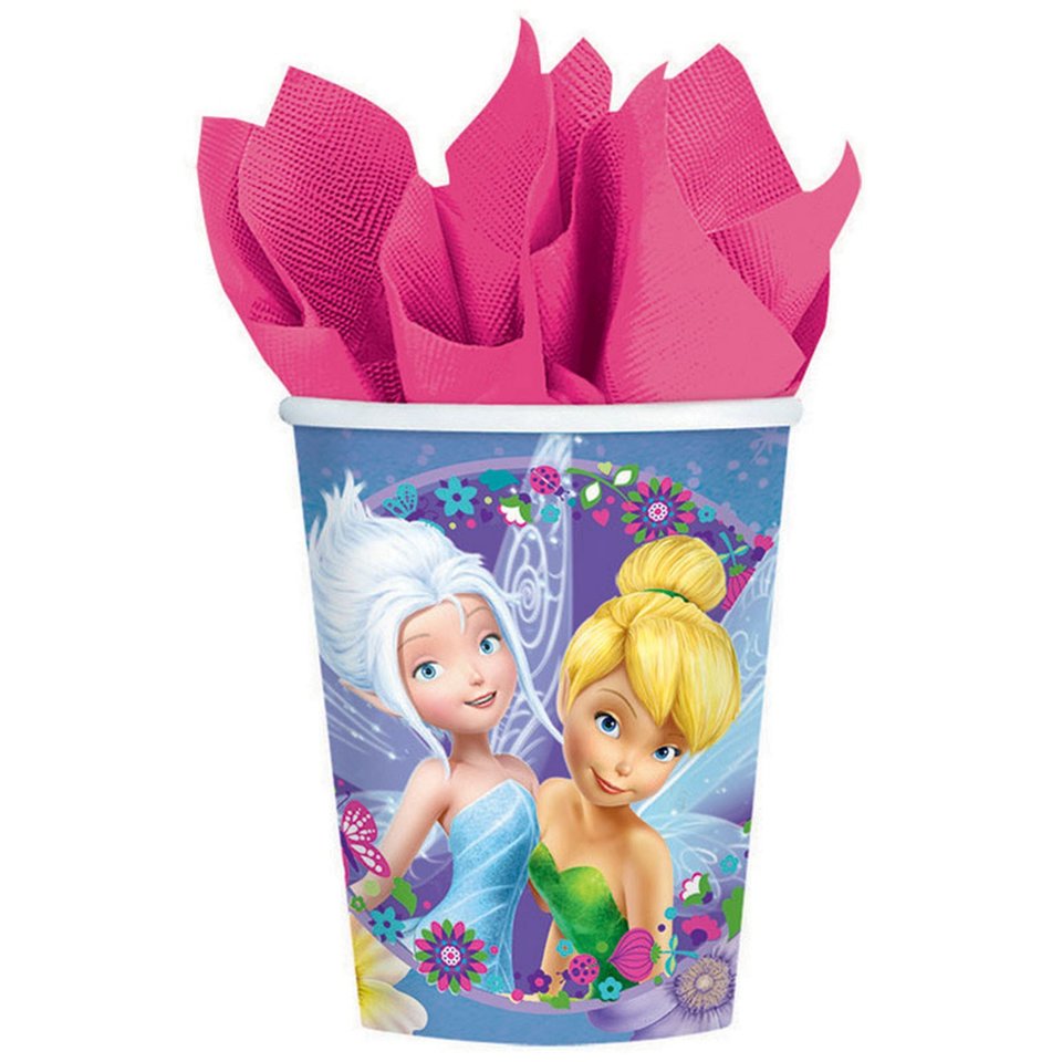 Tinkerbell Cups -  8 Pack