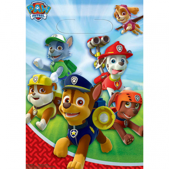 Paw Patrol Favour Loot bags - 8 Pack