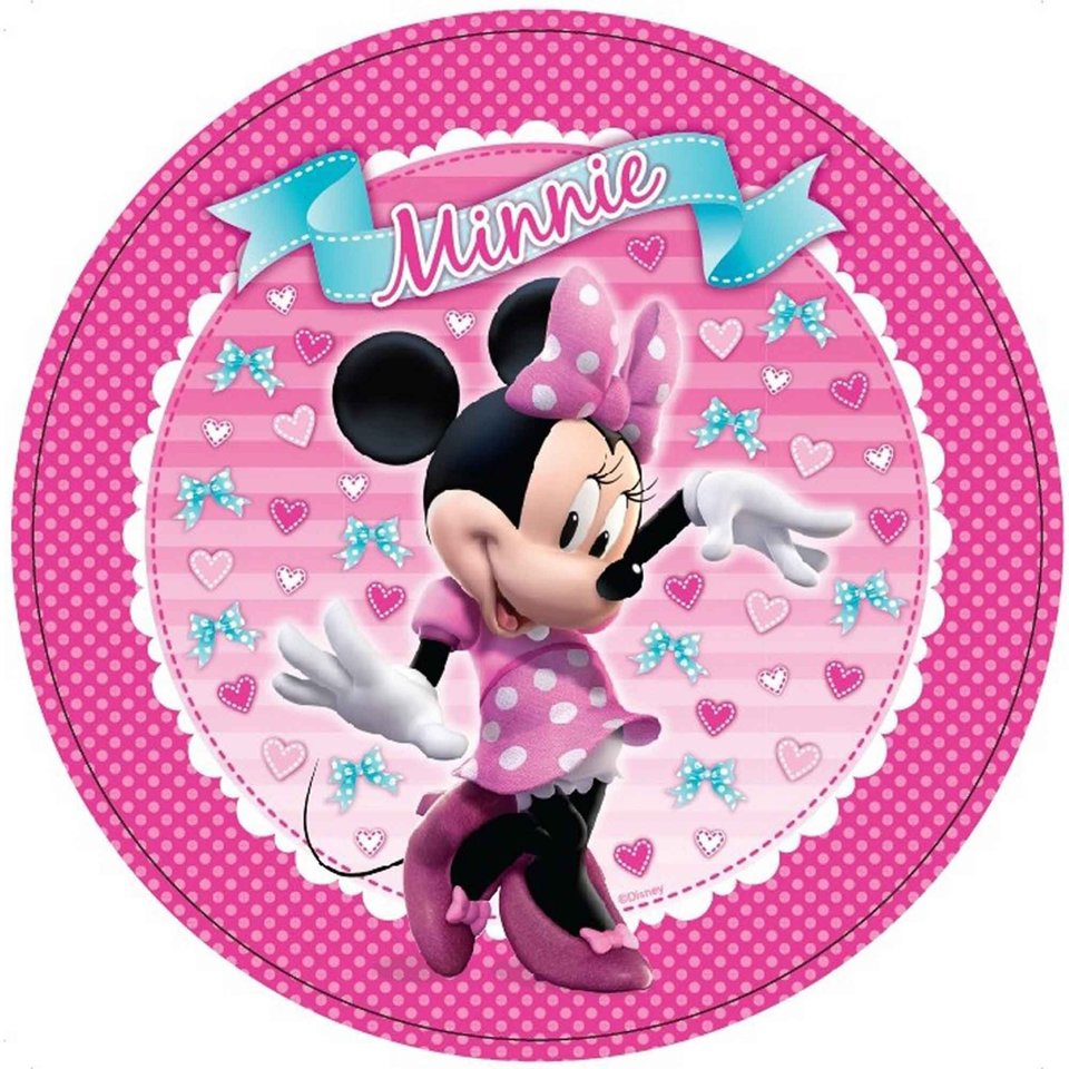 Minnie Mouse Dinner Plate - 8 Pack