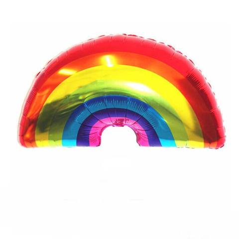Rainbow Super Shape Foil Balloon - Single