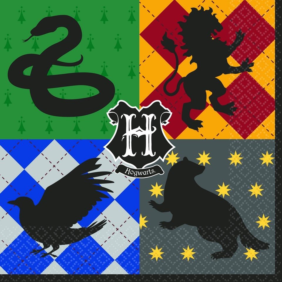 Harry Potter Lunch Napkin - 16 Pack
