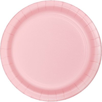 Classic Pink Party Plates - 8 Pack