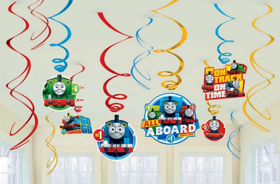 Thomas the Tank Engine Hanging Decorations - 12 Pieces
