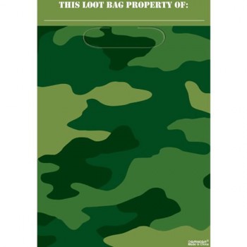 Camouflage Loot Bags