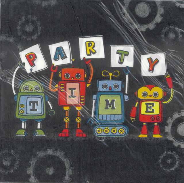Robot Party Napkins
